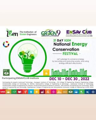 Join with us to celebrate National Energy Conservation Month