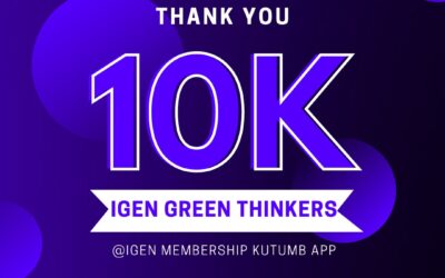 Thank You 10K IGEN Green Thinkers